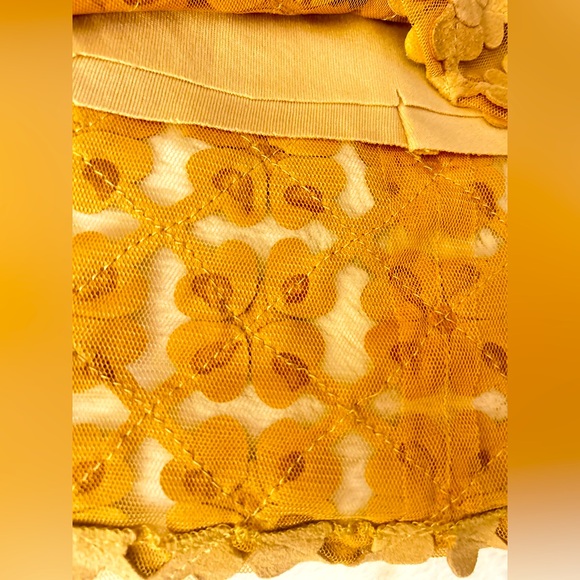 100% Flower Suede Skirt Caramel Made in Italy Size IT 46 US 10 - Picture 4 of 7